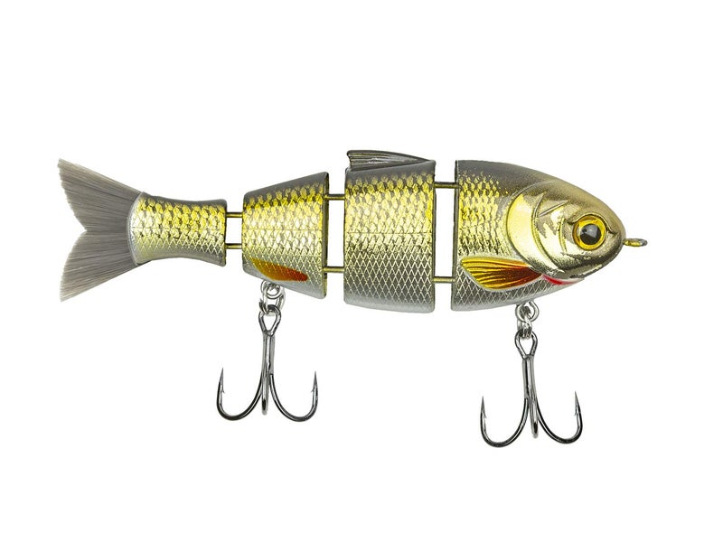 Catch Co Mike Bucca's Baby Bull Shad Swimbait 3.75" 1/2 oz Golden Shiner - Image 1